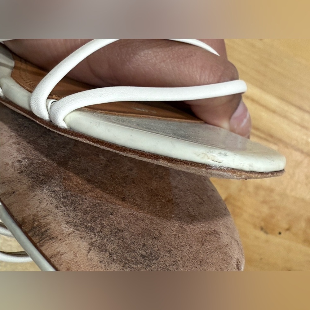 Tory Burch White Strappy Sandals - Picture 9 of 11